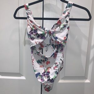 One peace bikini with cutouts